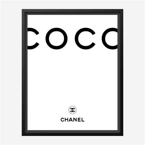 coco chanel framed art.